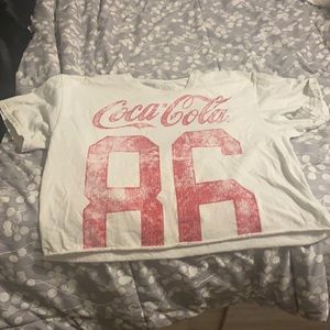 Brand: Coca-Cola, Size: Medium, Color: Red and Cream